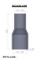 35-32mm Straight Reducer Silicone Hose