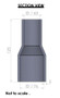 76-63mm Straight Reducer Silicone Hose