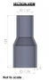 76-67mm Straight Reducer Silicone Hose