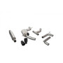 3" Scorpion Resonated Cat Back Exhaust system Black Ceramic Tips
