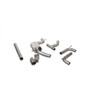3" Scorpion Non Resonated Cat Back Exhaust system Polished Tips