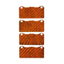 HEL Carbon Fibre Brake Pad Shims for Toyota GR Yaris MK1 1.6 2020-2024