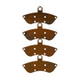 HEL Carbon Fibre Brake Pad Shims for Alfa Romeo 4C with Brembo calipers 2013-on