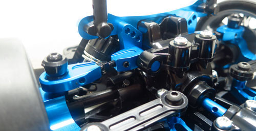 Yeah Racing Braccio Inferiore Anteriore In Alluminio Blu Per Tamiya TT-01/ TT-01E