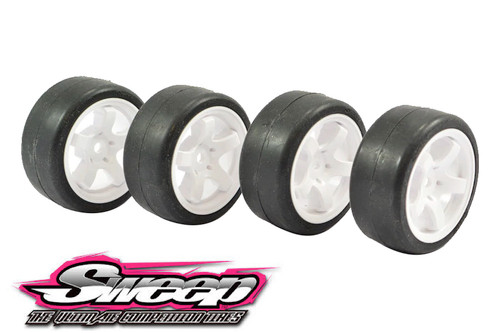 SWEEP EXP - Mini Pro M Chassis Pre Glued Set Wheels & Tyres 36DEG (4)