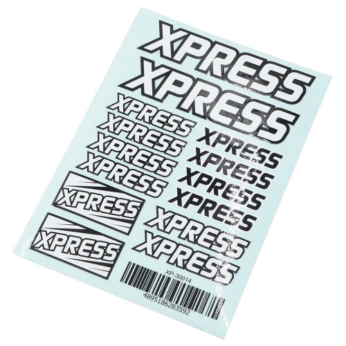 Xpress Logo Sticker Decal A6 148x105mm