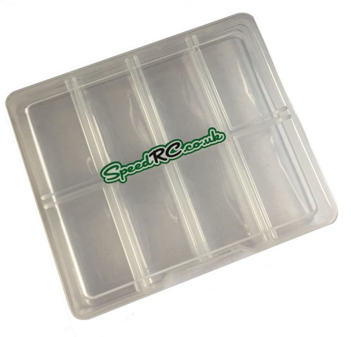 SpeedRC 8 Compartment Storage Box for RC Parts 13cm x11cm x 2.2cm