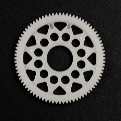 Yeah Racing 80T Delrin Spur Gear 64DP for 1/10th Touring & Drift V2