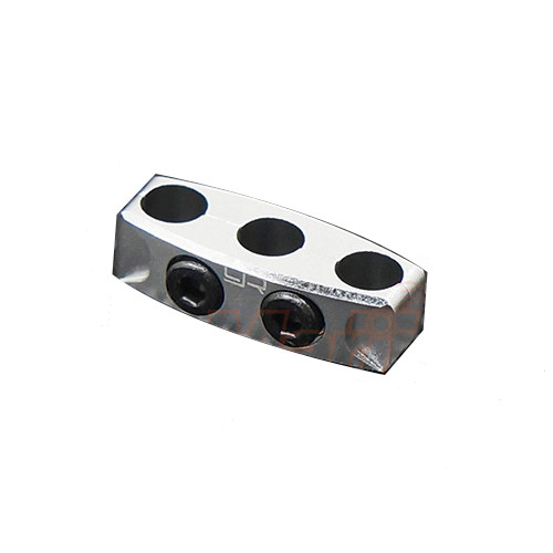 Yeah Racing Aluminium Case 12-14 Gauge Wire Guard Clamp Type B Silver