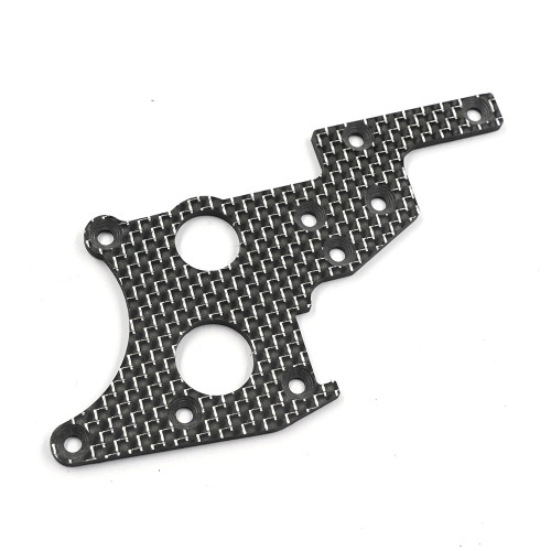 Yeah Racing Aluminium Graphite Rear Chassis Brace Plate For Kyosho Optima Pro