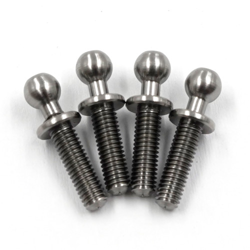 Yeah Racing High Precision 64 Titanium Ball Stud 4.3mm x 10mm 4pcs
