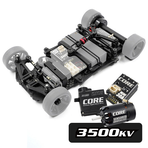 Xpress Pixel Z1 1/28 Competition Micro Racing Car Kit Core 3500kv Bundle