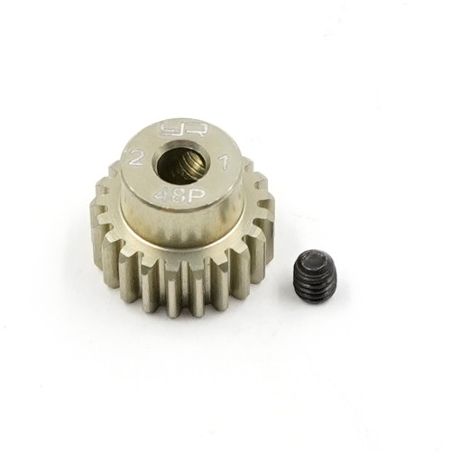 Yeah Racing 21T Aluminium 7075 Hard Coated 48DP Pinion