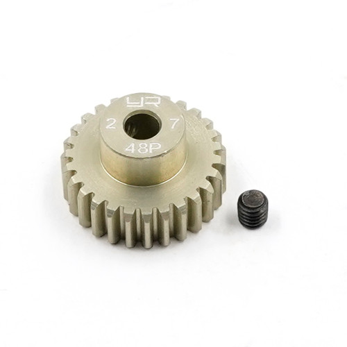 Yeah racing 27T Aluminium 7075 Hard Coated 48DP Pinion