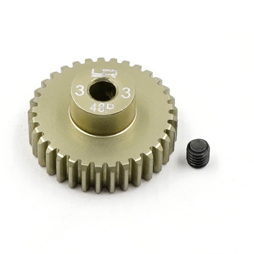 Yeah Racing 33T Aluminium 7075 Hard Coated 48DP Pinion