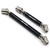 Yeah Racing Stainless Steel Front & Rear Center Shaft Set Black For Axial SCX10 II AX90046