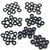 Yeah Racing Aluminium M3 Flat Washer 0.25 / 0.5 / 1 / 1.5 / 2 / 2.5 / 3mm 10pcs Set Black