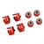 Slidelogy Aluminium Magnetic Body Post Marker Set For 1/10 RC Car Red