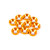 Factory Pro M3 Orange Gold Countersunk Washer (10 pcs)