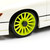 Plastic Wide Rim Set Style B 8.5mm (Offset 0 +1 +2 +3) Florescent Yellow For 1/28 AWD Mini-Z