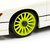 Plastic Wide Rim Set Style B 11mm (Offset 0 +1 +2 +3) Florescent Yellow For 1/28 AWD Mini-Z