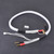 Monkey King RC 2S Charge Lead 4-5mm Connectors White