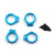 Yeah Racing Aluminium Shock Clamp 4pcs For Tamiya BBX (BB-01) Blue