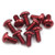 Aluminium Red Screw 3x6mm Hex Socket Button Head Screw 10pcs