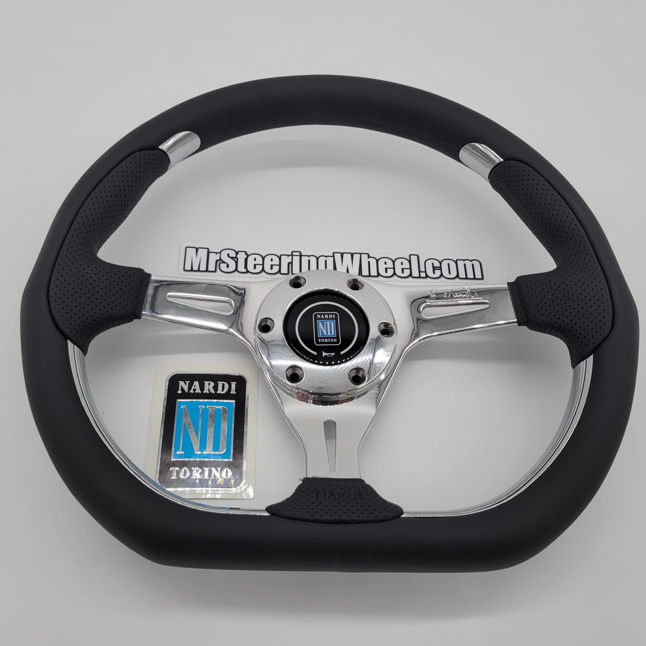 Nardi Kallista Silver Lining Steering Wheel | MrSteeringWheel