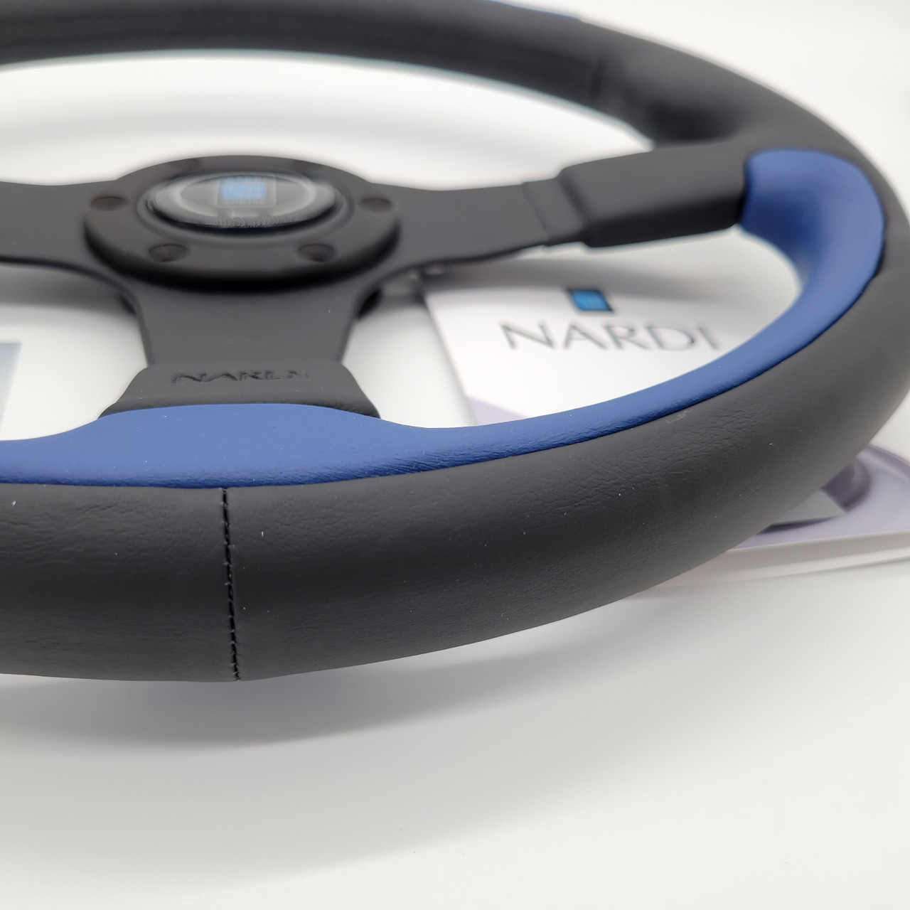 Nardi Leader Blue Steering Wheel | MrSteeringWheel