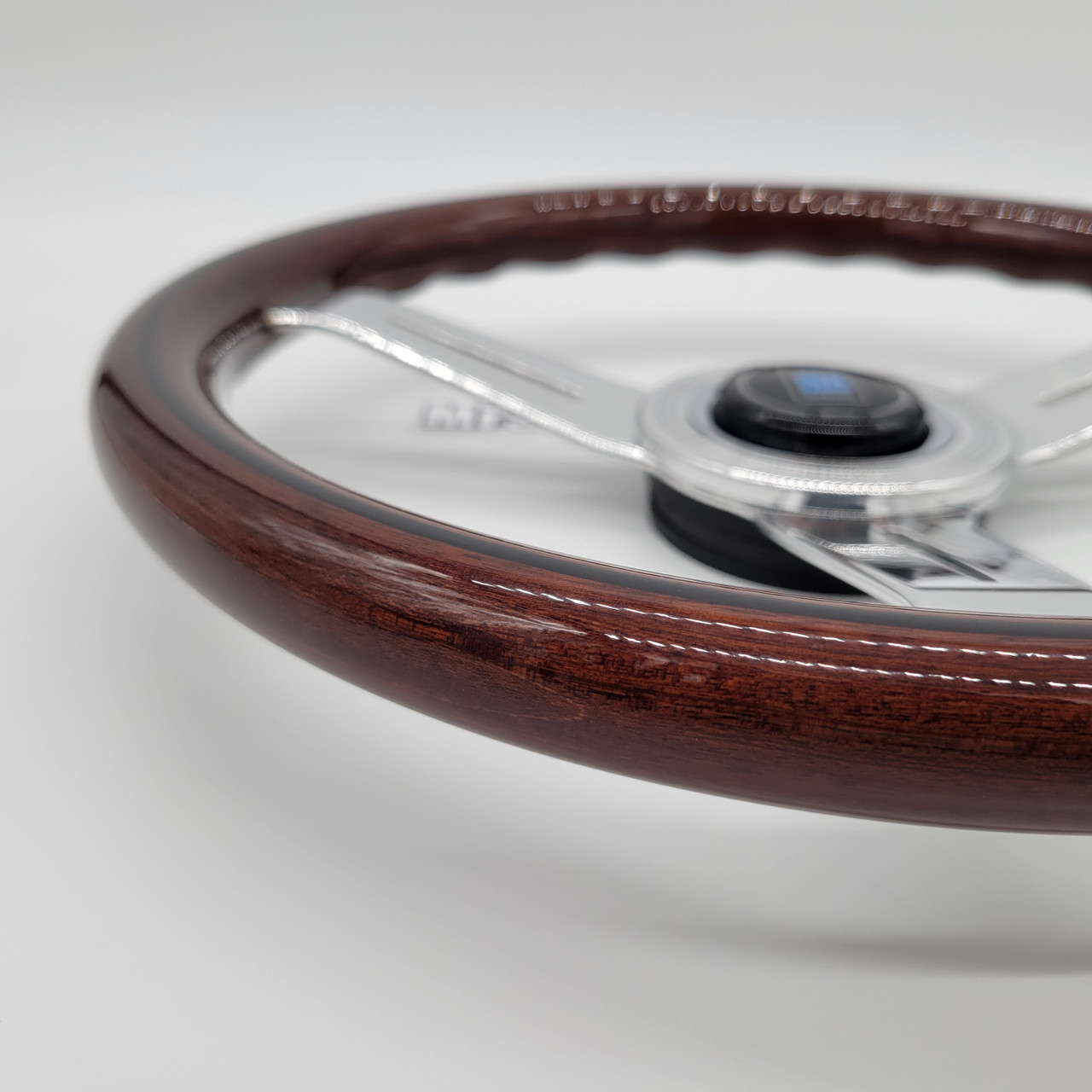 Nardi ND Classic 330mm Wood Silver Steering Wheel | MrSteeringWheel