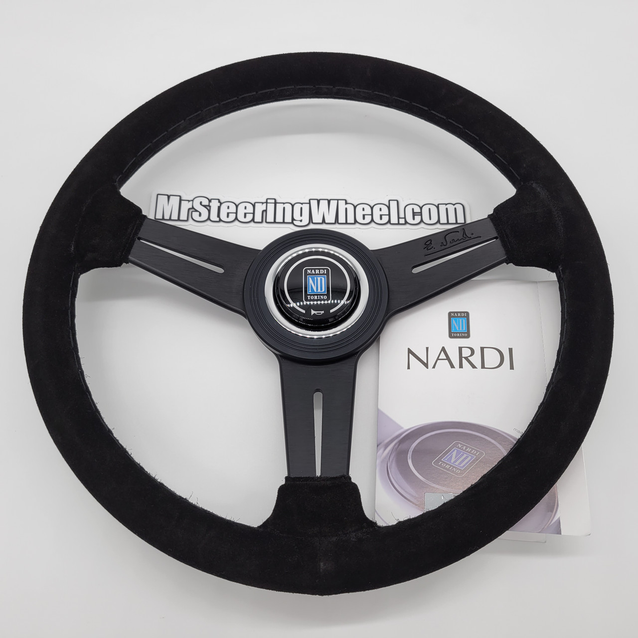 Nardi ND Classic 330mm Suede Steering Wheel | MrSteeringWheel