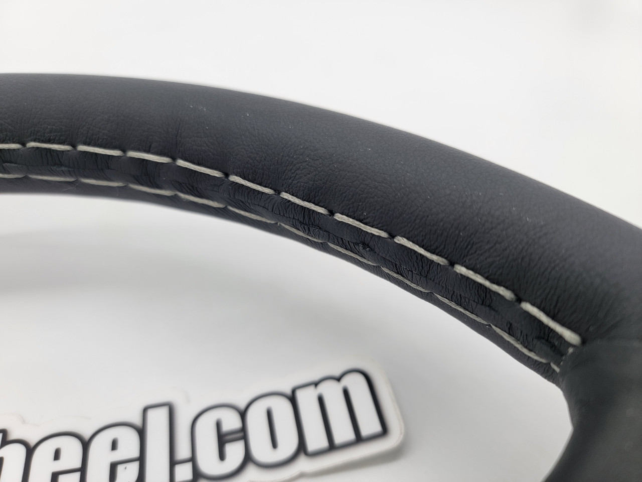 Nardi ND Classic 340mm Leather Silver Steering Wheel | MrSteeringWheel