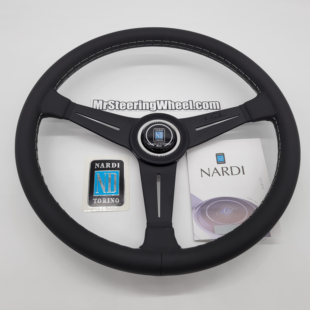 Nardi ND Classic 390mm Leather Steering Wheel | MrSteeringWheel