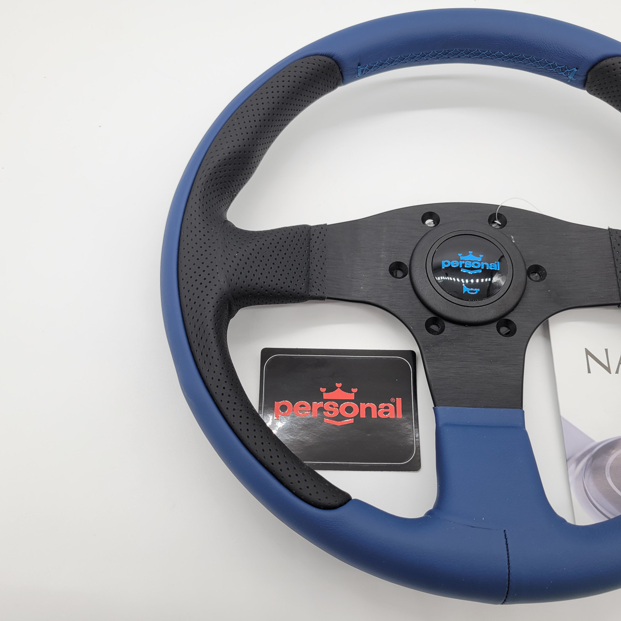 Personal New Racing 320mm Leather - 6771.32.2063 - MrSteeringWheel.com