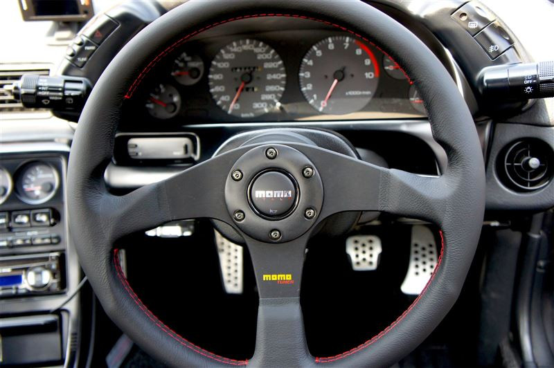 MOMO Tuner Red Stitch Steering Wheel | MrSteeringWheel 