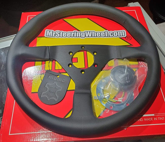MOMO Monte Carlo 350mm BLack Steering Wheel | MrSteeringWheel