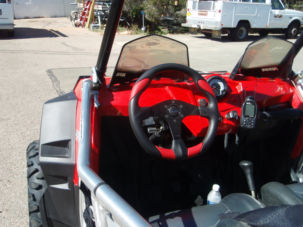 MOMO Quark Red Stitiching Steering Wheel | MrSteeringWheel