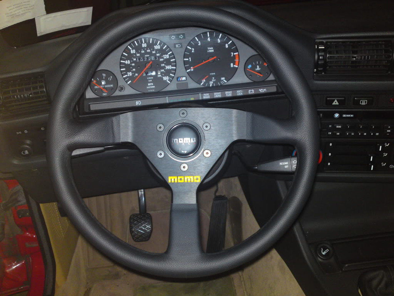 MOMO MOD 78 350mm Leather Steering Wheel | MrSteeringWheel