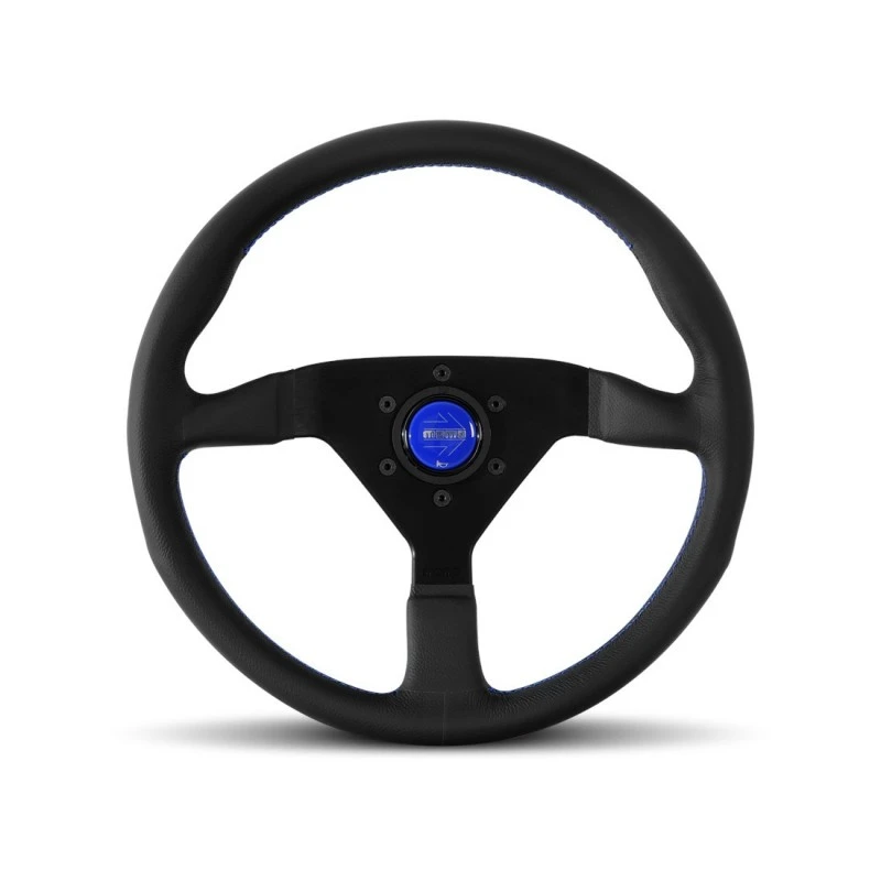 MOMO Monte Carlo Blue Steering Wheel | MrSteeringWheel