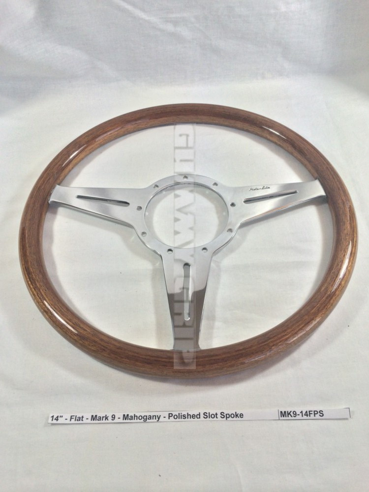 Moto-Lita Mark 9 Mahogany Wood Steering Wheel- *MULTIPLE