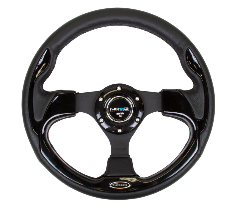 NRG Sport Black Steering Wheel | MrSteeringWheel