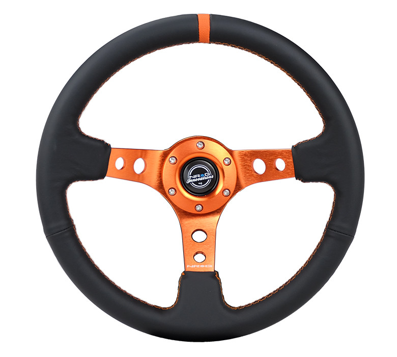 NRG ステアリング オレンジ NRG Sport Orange Steering Wheel | MrSteeringWheel
