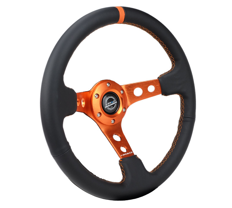 NRG Sport Orange Steering Wheel | MrSteeringWheel