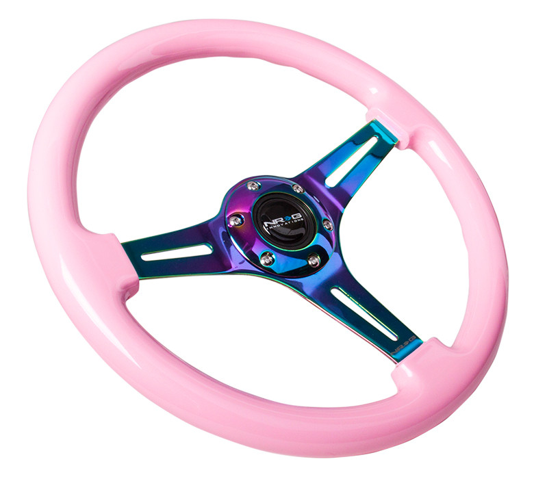 NRG Classic Pink Steering Wheel | MrSteeringWheel