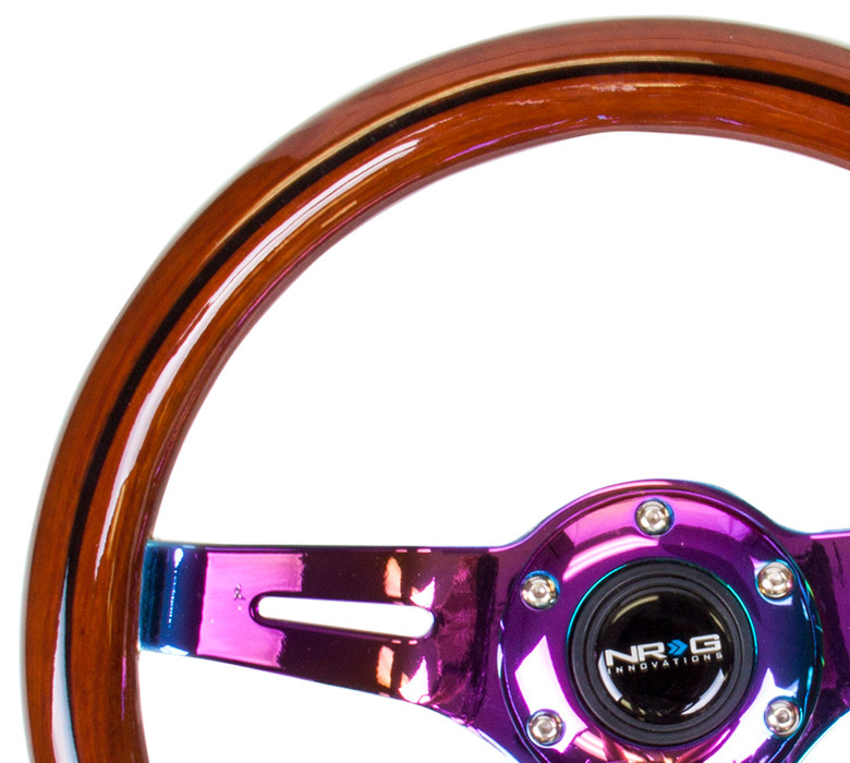 NRG Classic Dark Wood Steering Wheel | MrSteeringWheel