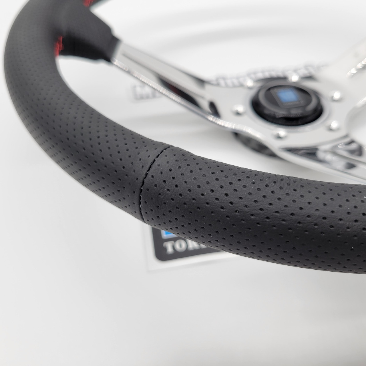 Nardi Deep Corn 350mm Leather Polished Spoke Steering Wheel