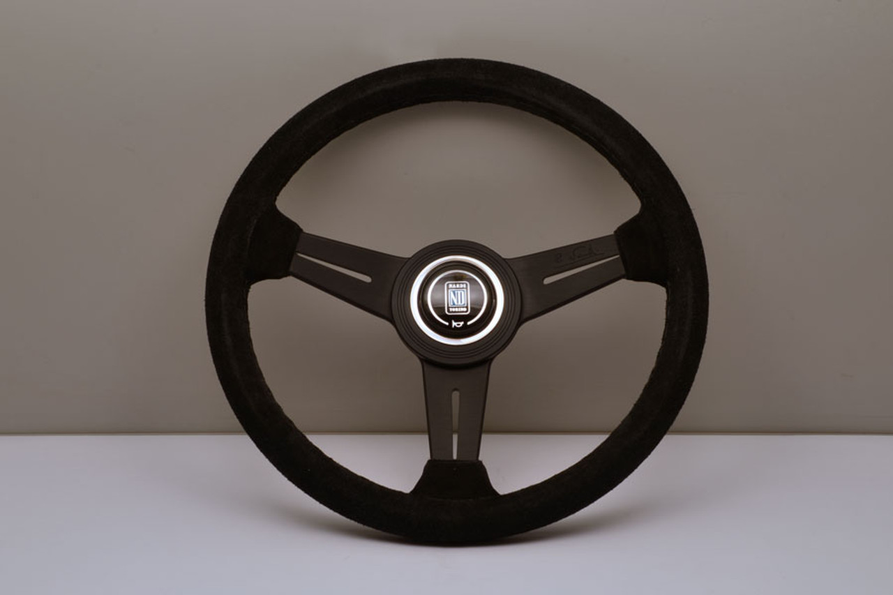 NARDI ステアリング 360 WOOD BLACK SPOKES N122 Nardi ND Classic 360mm Suede Steering Wheel | MrSteeringWheel