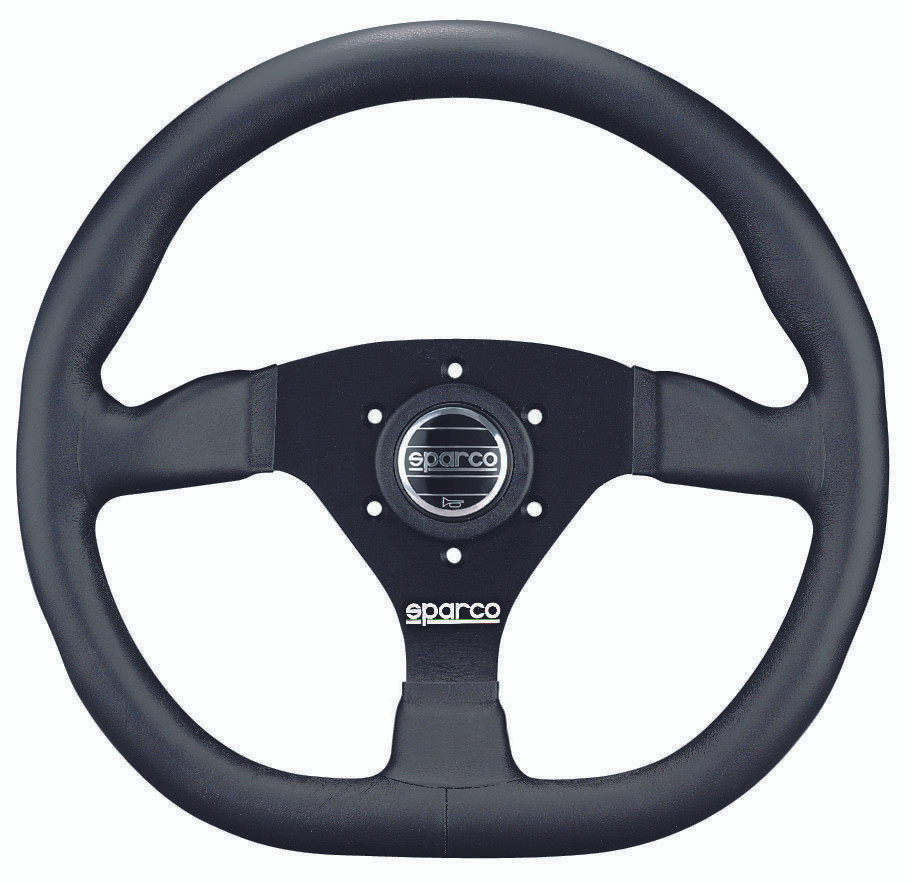 Sparco L360 330mm Leather- 015TRGL1TUV - MrSteeringWheel.com