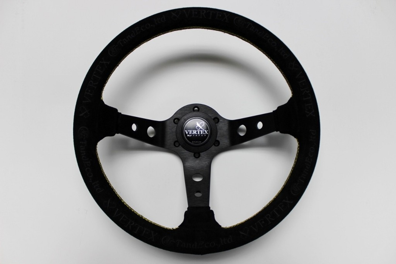 Vertex King Suede Steering Wheel | MrSteeringWheel
